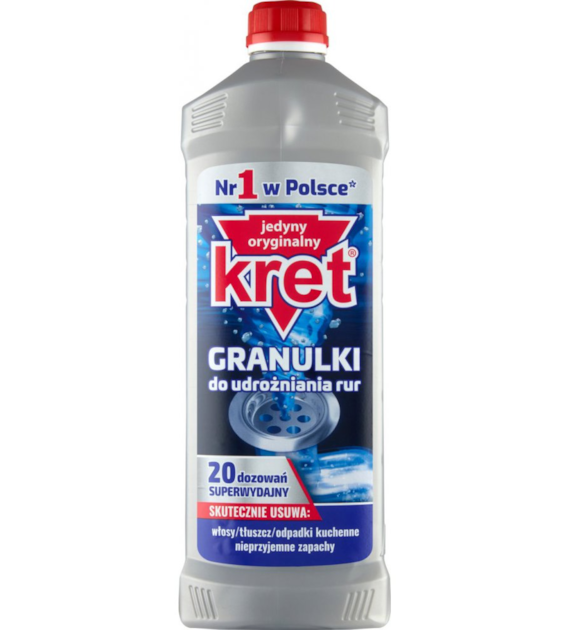 KRET granulki do udrażniania rur 800g