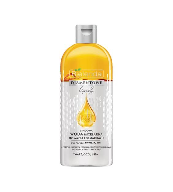 Bielenda DIAMENTOWE LIPIDY Lipidowa woda micelarna 425 ml