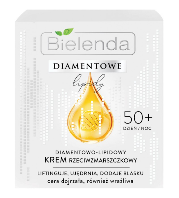 Bielenda DIAMENTOWE LIPIDY Diamentowo – lipidowy krem przeciwzmarszczkowy 50+ dzień/ noc 50 ml