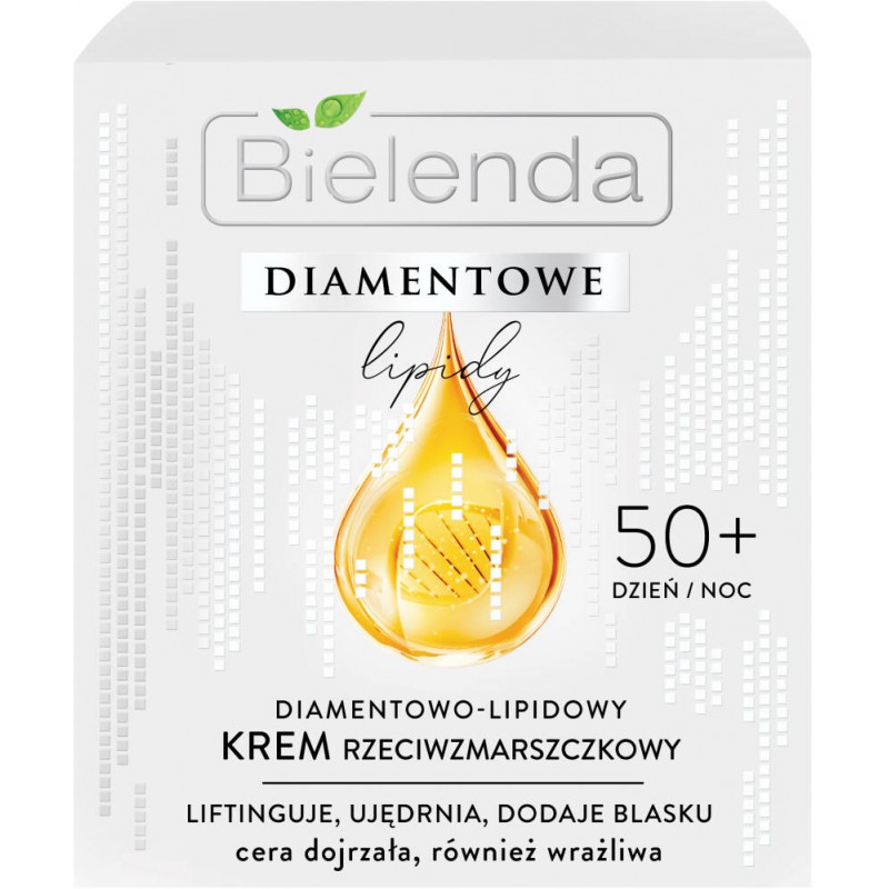 BIELENDA - DIAMENTOWE LIPIDY Diamentowo – lipidowy krem przeciwzmarszczkowy 50+ dzień/ noc 50 ml