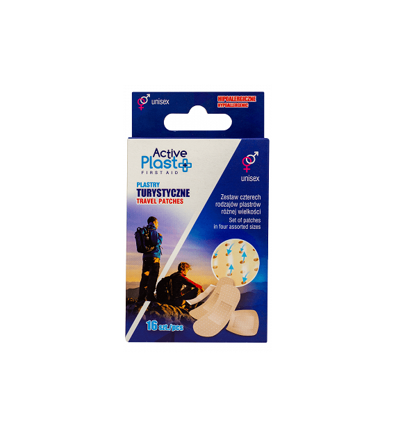 Active Plast First Aid Plastry turystyczne, 16szt