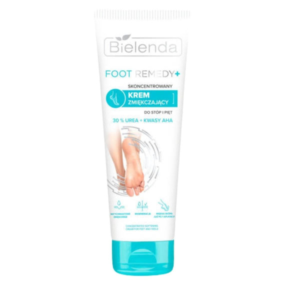 BIELENDA - FOOT REMEDY- skoncentrowany krem zmiękczający do stóp i piet 30 % UREA + kwasy AHA 75 ml