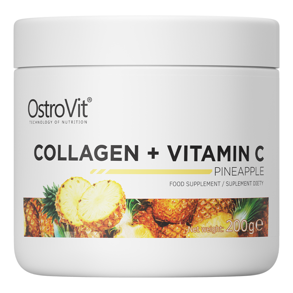 OstroVit Kolagen + Vitamin C 200 g ananas