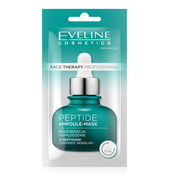 FACE THERAPY PROFESSIONAL AMPUŁKA-MASKA DO TWARZY 8ML PEPTIDE REGENERACJA,ODMŁADZANIE