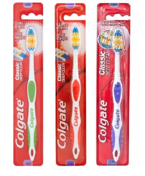 COLGATE SZCZOTECZKA DO ZĘBÓW HARD /RÓŻNE KOLORY/ 1 szt.