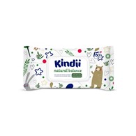 CLEANIC KINDII chusteczki nawilżane  do dzieci natural ballance,60szt