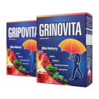 GRINOVITA /ZDROVIT/ 10 SASZETEK  MALINA, HIBISKUS...