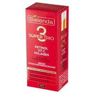 BIELENDA - SUPER TRIO RETINOL + VIT C + KOLAGEN Aktywnie rewitalizujące serum przeciwzmarszczkowe na noc, 30 ml