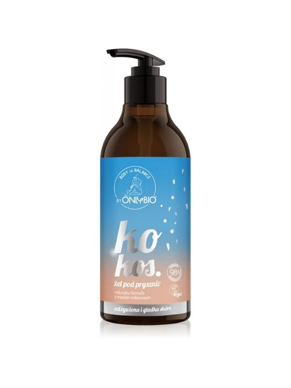 ONLYBIO  Body Balance Żel pod prysznic Kokos   400ml  - PL