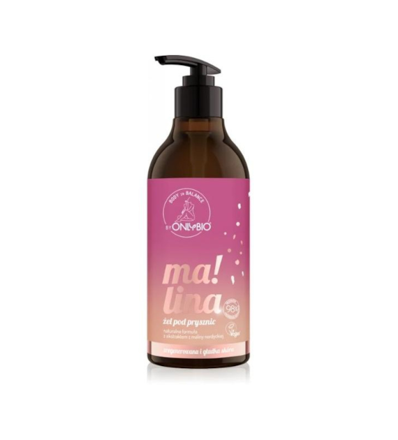 OnlyBio Body in Balance Żel pod prysznic Malina 400 ml