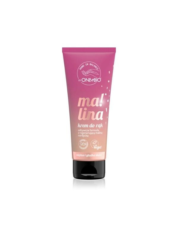 ONLYBIO  Body in Balance Krem do rąk Malina 50 ml