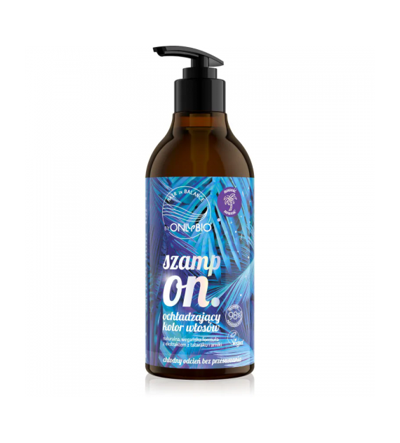 OnlyBio Hair in Balance by ONLYBIO Szampon ochładzający kolor włosów 400 ml -  PROMOCJA