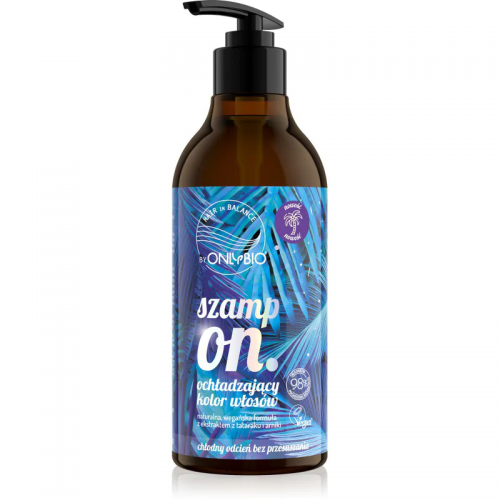 ONLYBIO Hair in Balance by ONLYBIO Szampon ochładzający kolor włosów  400ml  - PL