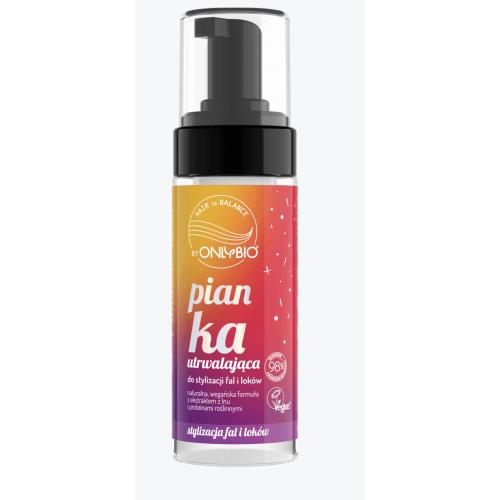 ONLYBIO  Hair in Balance by ONLYBIO Pianka utrwalająca do stylizacji fal i loków 150ml