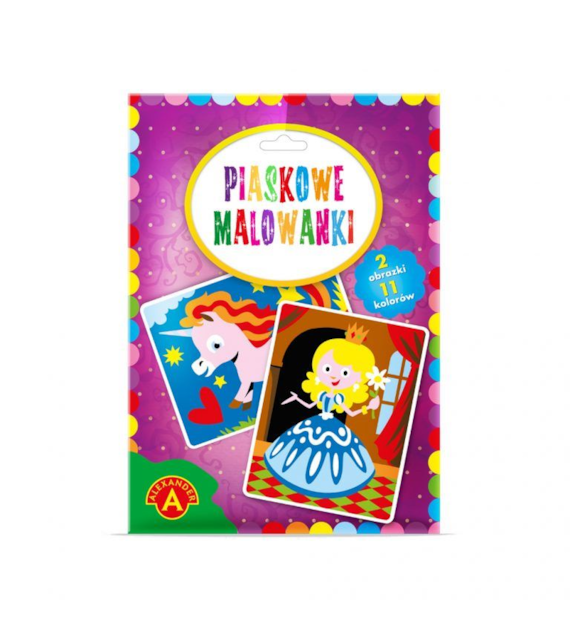 PIASKOWE MALOWANKI KSIĘŻNICZKA, JEDNOROŻEC