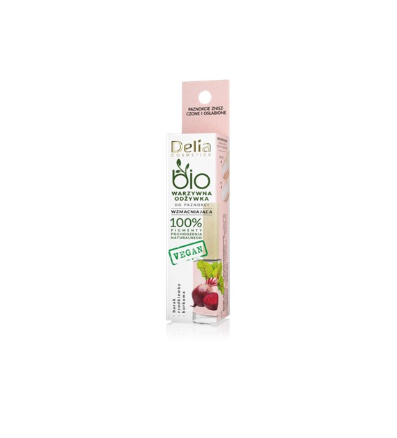 DELIA - BIO WARZYWNA ODŻYWKA DO PAZNOKCI Z BURAKIEM 11 ML VEGAN PL/GB*