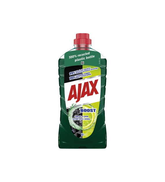 AJAX PŁYN DO MYCIA UNIWERSALNY 1 L AKTYWNY WĘGIEL & LIMONKA / CHARCOAL+ LIME