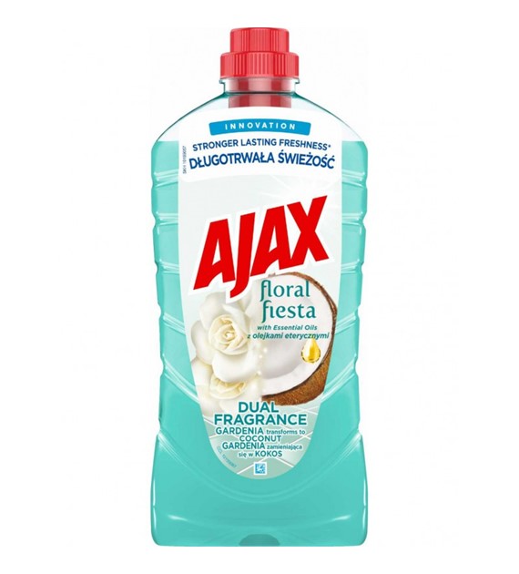 AJAX 1L FLORAL FIESTA GARDENIA & KOKOS / DUAL FRAGRANCE GARDENIA & COCONUT