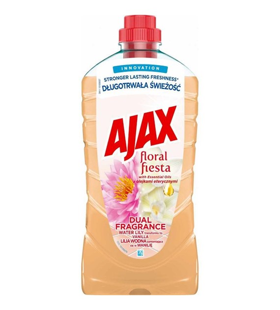 AJAX 1L FLORAL FIESTA LILIA WODNA & WANILIA  DUAL FRAGRANCE TROPICAL