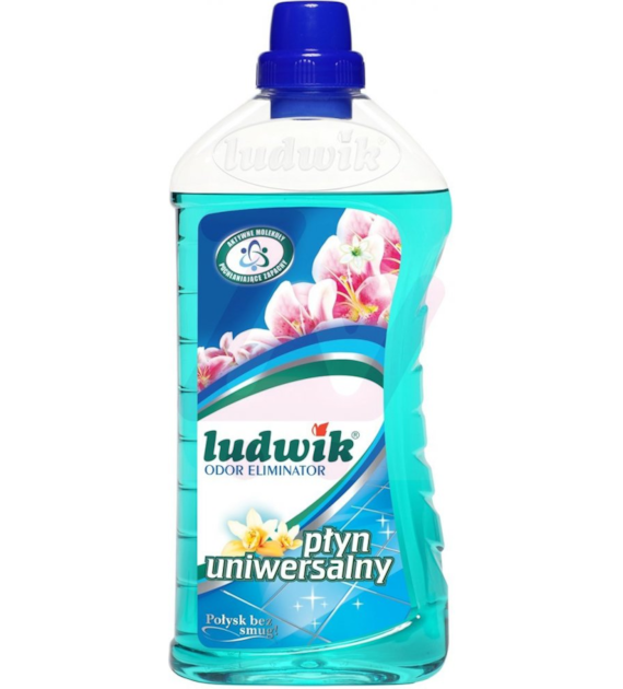 LUDWIK  PŁYN DO MYCIA UNIWERSALNY 1 L ODOR ELIMINATOR KWIAT LAGUNY