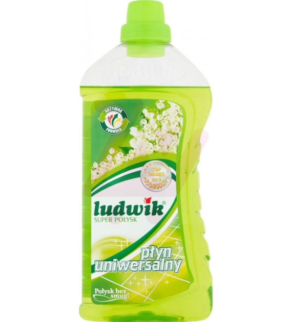 LUDWIK  PŁYN DO MYCIA UNIWERSALNY 1 L SUPER POŁYSK KONWALIA
