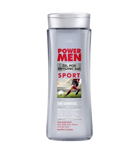 POWER MEN Żel pod prysznic 5w1 SPORT DeoPlex  300ml