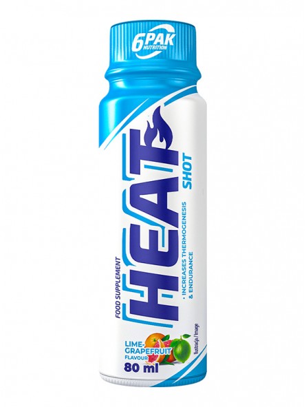 6PAK HEAT SHOT / 80ml grapefruit - lime