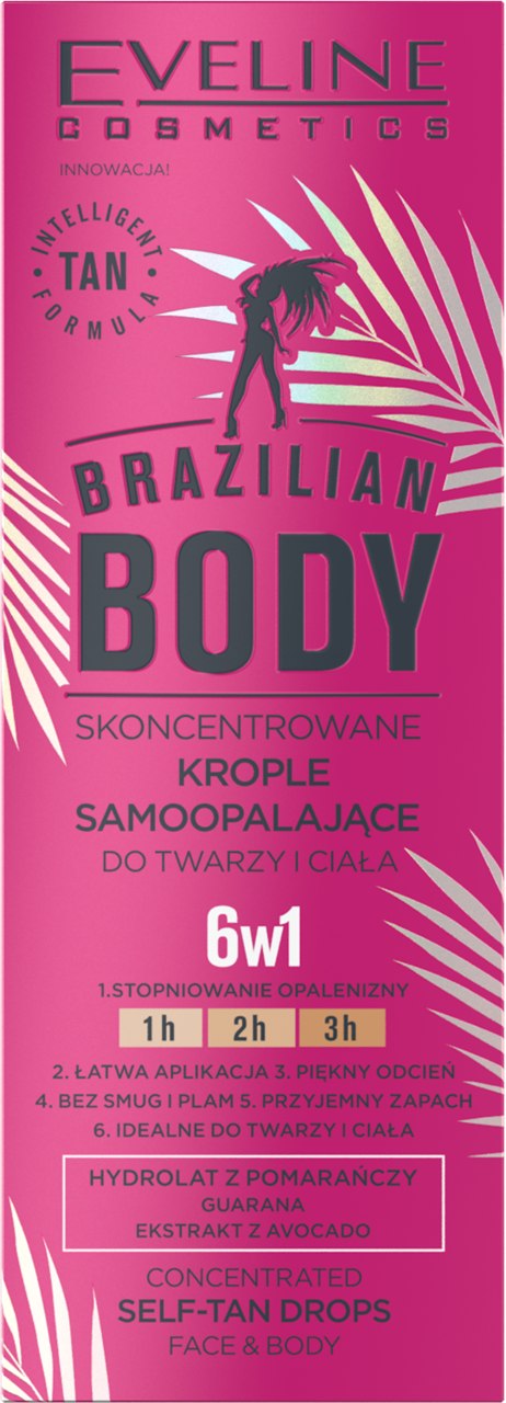 BRAZILIAN BODY KROPLE SAMOOPALAJĄCE 6W1 DROPER 18ML