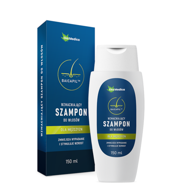 EKAMEDICA - Wzmacniający szampon do włosów dla mężczyzn 150ml