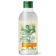 Herbal Care Rozświetlający płyn micelarny KONOPIE z witaminą C do cery bardzo suchej, 400 ml