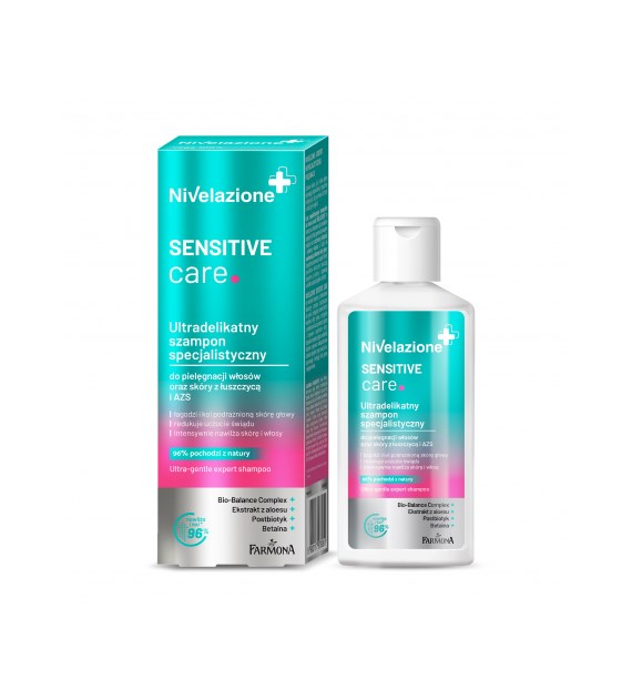Nivelazione Ultradelikatny szampon specjalistyczny do pielęgnacji włosów oraz skóry z łuszczycą i AZS, 100 ml*