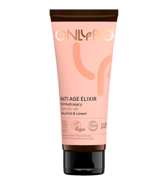 ONLYBIO Anti Age Elixir Krem do rąk odmładzający 50ml   -  SUPER CENA - KOŃCÓWKA SERII U PRODUCENTA