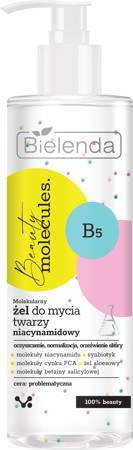 BIELENDA - BEAUTY MOLECULES Molekularny synbiotyczny żel do mycia twarzy, 195 g