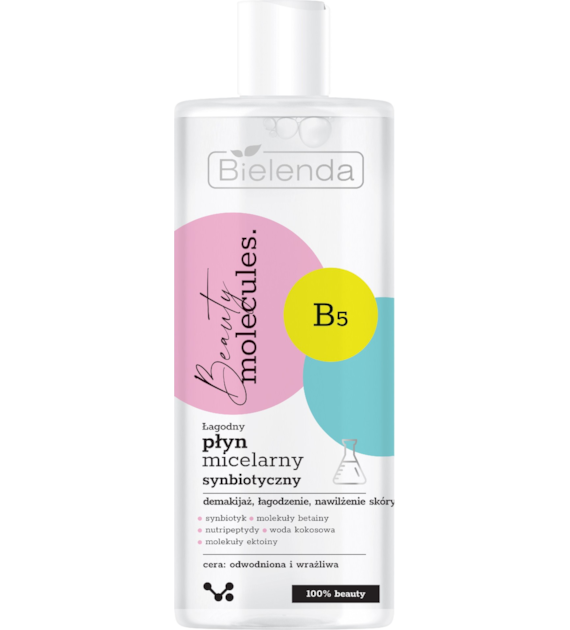 BEAUTY MOLECULES Łagodny synbiotyczny płyn micelarny, 500 ml
