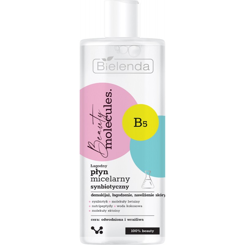 BIELENDA - BEAUTY MOLECULES Balansujący niacynamidowy płyn micelarny, 500 ml