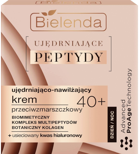 UJĘDRNIAJĄCE PEPTYDY Ujędrniająco – nawilżający krem przeciwzmarszczkowy 40+ dzień/ noc 50 ml