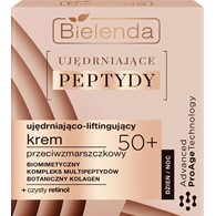 BIELENDA - UJĘDRNIAJĄCE PEPTYDY Ujędrniająco - liftingujący krem przeciwzmarszczkowy 50+ dzień/ noc 50 ml