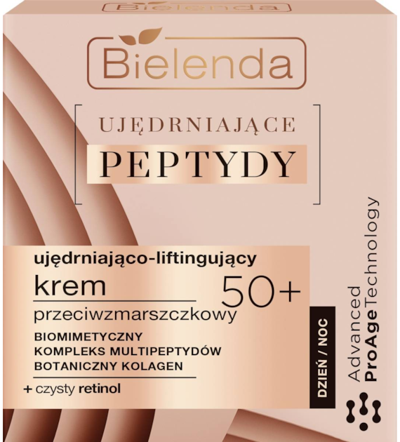 UJĘDRNIAJĄCE PEPTYDY Ujędrniająco - liftingujący krem przeciwzmarszczkowy 50+ dzień/ noc 50 ml