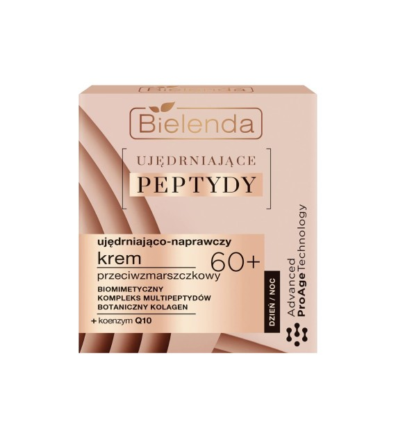 UJĘDRNIAJĄCE PEPTYDY Ujędrniająco - naprawczy krem przeciwzmarszczkowy 60+ dzień/ noc 50 ml