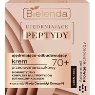 BIELENDA - UJĘDRNIAJĄCE PEPTYDY Ujędrniająco - odbudowujący krem przeciwzmarszczkowy 70+ dzień/ noc 50 ml