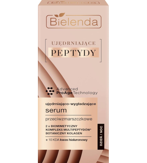 UJĘDRNIAJĄCE PEPTYDY 2w1 Ujędrniająco – rozświetlający krem przeciwzmarszczkowy + serum peptydowe pod oczy i na powieki, 15 ml