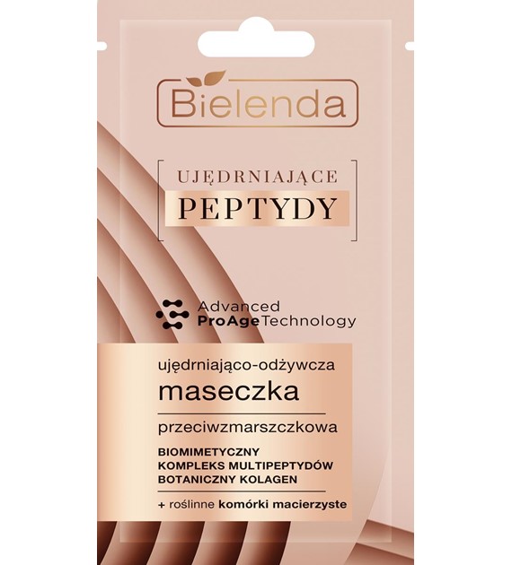 BIELENDA - UJĘDRNIAJĄCE PEPTYDY Ujędrniająco – odżywcza maseczka przeciwzmarszczkowa 8 g