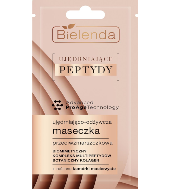 UJĘDRNIAJĄCE PEPTYDY Ujędrniająco – odżywcza maseczka przeciwzmarszczkowa 8 g