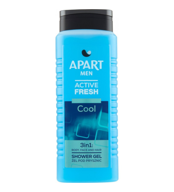 APART ŻEL POD PRYSZNIC MEN 500ML ACTIVE FRESH 3IN1 COOL