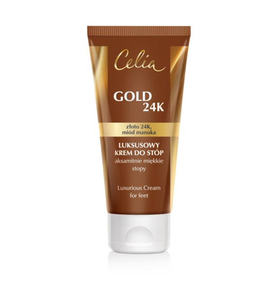CELIA GOLD 24K Luksusowy krem do stóp   80 ML