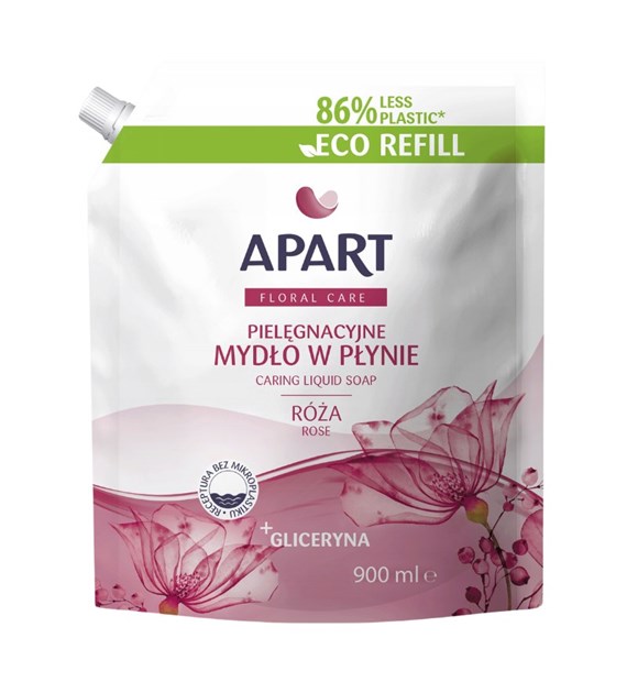 APART NATURAL Mydło w płynie BIAŁA RÓŻA I ORCHIDEA, 900 ml