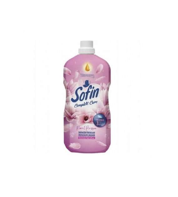 SOFIN COMPLETE CARE & FRESHNESS Skoncentrowany płyn do płukania FLORAL PASSION, 1,8 L