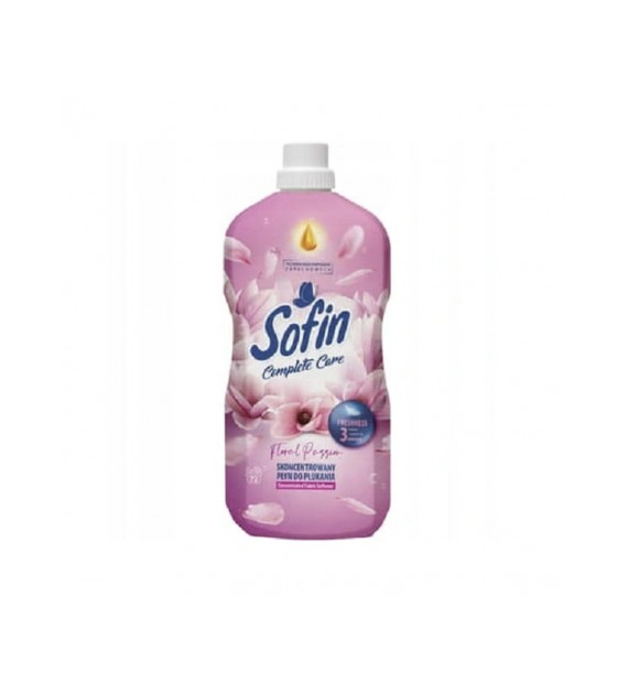 SOFIN COMPLETE CARE & FRESHNESS Skoncentrowany płyn do płukania FLORAL PASSION, 1,8 L