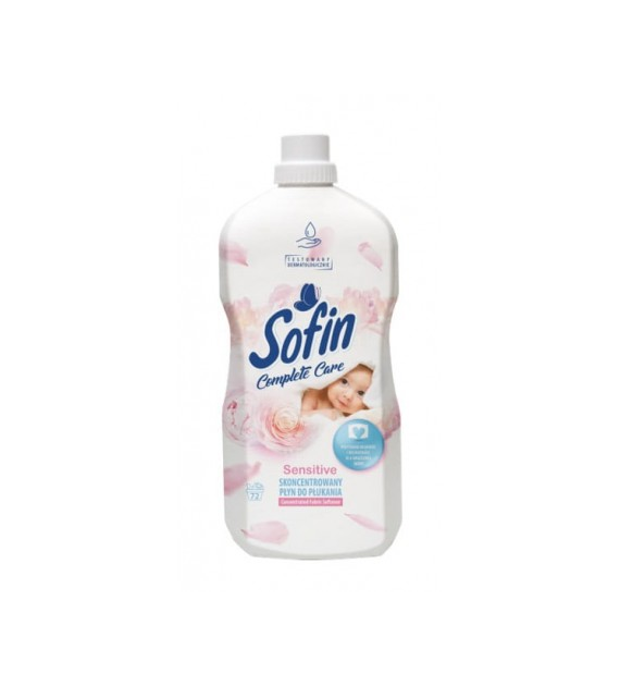 SOFIN COMPLETE CARE & FRESHNESS Skoncentrowany płyn do płukania SENSITIVE, 1,8 L