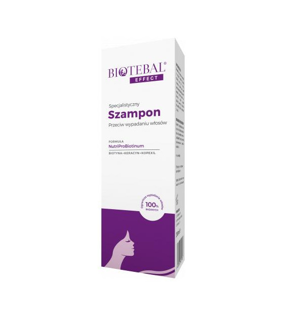 BIOTEBAL EFFECT Specjalistyczny SZAMPON przeciw wypadaniu włosów / 200 ml